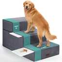 Dog Stairs for Large Dogs 18" H, Extra Wide Pet Steps for Couches & Beds
