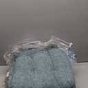 Chair Cushions for Dining Chairs Set of 4, Kitchen Chair Cushions, Chair Pads with Ties Non Slip Backing, Christmas Room Decor, Tufted Memory Foam Seat Cushion 4 Pack, 15.5x15.5x4, Sage Green