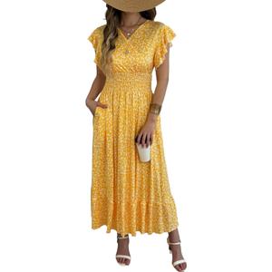 Casual Summer Maxi Dresses for Women (XL)