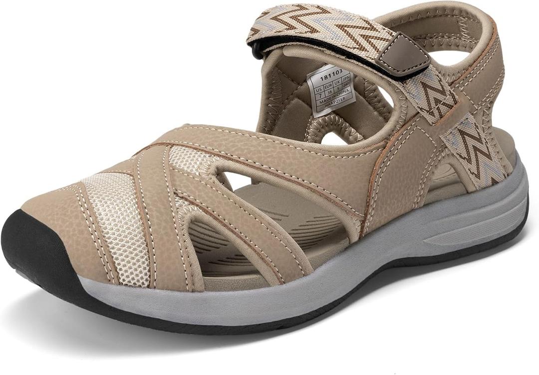 DREAM PAIRS Women's Sport Athletic Sandals Outdoor Hiking Sandals 10