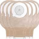 20 PCS Colostomy Bags, Ostomy Supplies, Drainable Ostomy Pouch for Ileostomy Stoma Care, Cut-to-Fit(20-70mm)