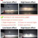 H6024 Super Vision Crystal Headlight, Halogen Sealed Beam Headlight, (7"" ROUND, 178MM) (110/130W), Replaces# H6024