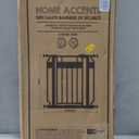 Regalo Safety 37" Extra Tall Baby Gate for Doorways & Bottom of Stairs, Wood Accent Pressure Mounted Gate with Door for Babies, Toddlers & Pets, Tested & Safe for 30 Years, American Designed and Owned