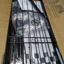ULIFHOME P6C Rolling Clothes Rack with Cover, Covered Clothing Racks Heavy Duty, Portable Closet for Hanging Clothes, Garment Racks on Wheels, Black Closet Rack with Black Cover, Max Load 365LBS