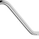 NearMoon J Shaped Shower Extension Arm, Stainless Steel Shower Head Height Extender with Flange, Riser Pipe Design for Cozy Shower Experience, Standard 1/2" Connection (12 Inch, Chrome Finish)