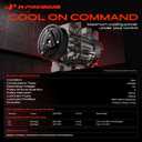 A-Premium Air Conditioner AC Compressor with Clutch Compatible with Kia & Hyundai Models - Sportage 2.0L 2.4L 2017-2019, Tucson 2.4L 2018