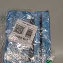 YoeeJob 2 Pack 1 Inch Expandable Zipper Pencil Pouches with Clear Window for 3 Ring Binder, Suitable for School & Office (Sky Blue)