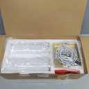 Bathroom Light Fixtures, 2-Light Vanity Lights for Mirror with Milk Glass Shade, Brushed Gold Wall Sconces Up and Down Wall Lamp for Bathroom Bedroom Hallway, VL834-BG-ML