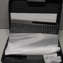 SABLUTE Wireless Keyboard and Mouse Combo, Rechargeable 4000mAh Light up Quiet Keyboard with Wrist Rest & Phone Holder, Ergonomic Silent Typing for PC/Mac/Laptop/Windows/Chrome OS (Black)