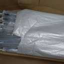 Clear Umbrella Bulk, Bulk Umbrellas for Wedding, 39 Inch Transparent POE Dome Umbrella with Auto Open, Stainless Steel Frame and White J Handle, for Wedding Guests, Photography and Outdoor Parties (20)