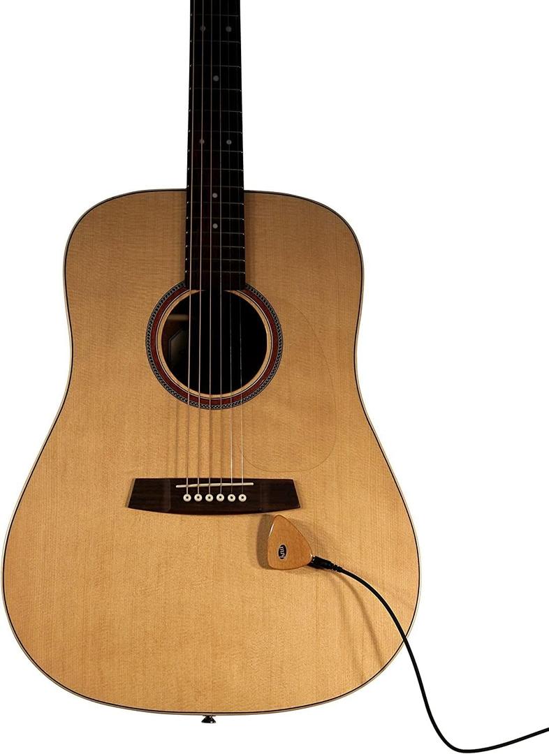 KNA AP-1 Universal Stick-On Piezo Pickup – Natural Acoustic Tone, Guitar, Uke, Harp Drums, Percussion, Easy No-Mod Installation, Passive No-Battery, Compatible with Nearly All Acoustic Instruments
