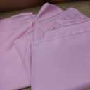 sancua Square Tablecloths 54x54 Inch, 2 Pack - Pink Fabric Table Cloth for Square or Round Tables, Washable Polyester Table Cover for Dinner, Holiday Party, Decorative Display Tables