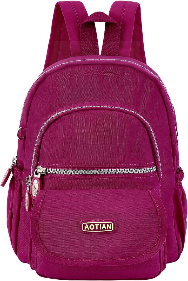 AOTIAN Mini Nylon Women Backpacks Casual Lightweight Small Daypack for Girls