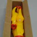 2Pcs Large Screaming Rubber Chickens,15 Inch 12 Inch Yellow Squawking Squeaky Chicken Toy for Novelty Gag Gift,Prank Noise Maker,Adults,Dog