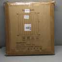 WAOWAO Baby Gate 100-109.42" Extra Wide Pressure Mounted Walk Through Swing Auto Close Safety Black Metal Toddler Kids Child Dog Pet Puppy for Stairs,Doorways,Kitchen (100-109.45"/254-278cm)