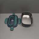 Herrfilk Electric Lunch Box Food Heater, 3 in 1 Ultra Quick Heated Lunch Boxes for Adults, 12V/24V/110V Portable Food Warmer for Car/Truck/Office With Fork Spoon and Insulated Carry Bag (Gray)