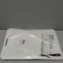 TPU Cutting Board for Kitchen, Safe Chopping Boards Set of 3, Non Slip Flexible Cutting Boards with Juice Groove, Knife Mark Resistant Chopping Mat, 2 Sided Cutting Mats, BPA Free, Dishwasher Safe (White-3 Pack)