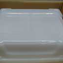 IRIS USA 27 Qt Stackable Plastic Storage Bins with Lids, 2 Pack - BPA-Free, Made in USA - Discreet Organizing Solution, Latches, Durable Nestable Containers, Secure Pull Handle - Clear
