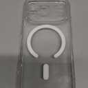 CANSHN Magnetic Compatible with iPhone 17 Pro Case Clear, Upgraded [Full Camera Protection] [Compatible with Magsafe] Non-Yellowing Protective Shockproof Bumper Phone Cover 6.3 Inch - Clear