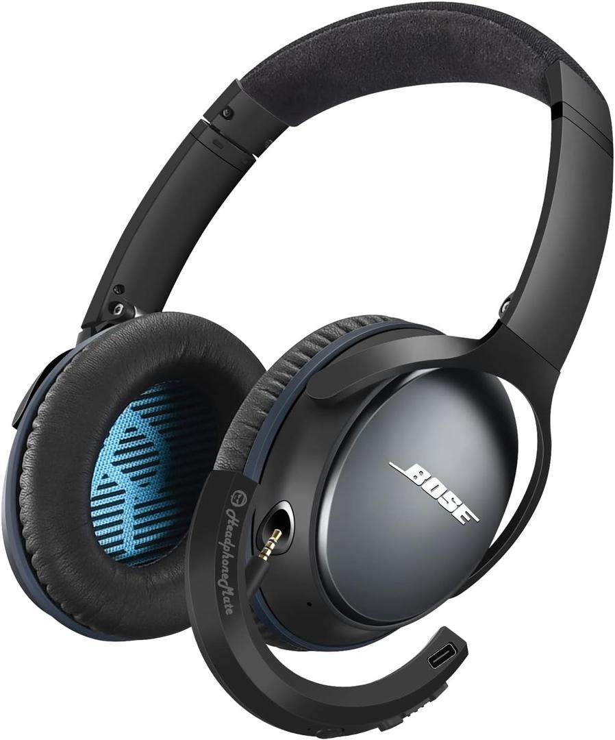 HeadponeMate Wireless Bluetooth Adapter for Bose QuietComfort QC 25 QC25 Headphones