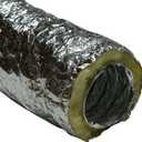Rubber-Cal "HVAC Insulated-Flex" Ducting Ventilation Duct Hose, 4-Inch by 25-Feet