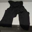 Womens Tube Top Jumpsuits Strapless Belted Wide Leg Bustier Jumpsuit Backless Baggy Long Pants Rompers with Pockets (Large, Y158 Black)