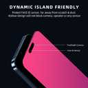 EGKimBa Privacy Screen Protector for iPhone 16 Pro Max, 6.9 inch Tempered Glass Gradient Colorful Anti Blue Light HD Full Coverage