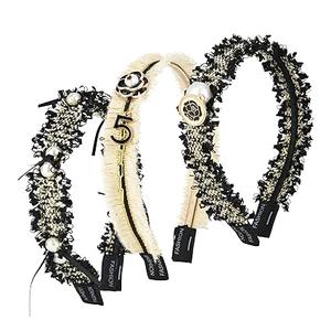 Sluxa Pearl Hairband for Women, Fashion Decorative Headband with Jeweled Designer Beads, 2pcs Sluxa Pearl Hairband for Women, Fashion Decorative Headband with Jeweled Designer Beads, 2pcs