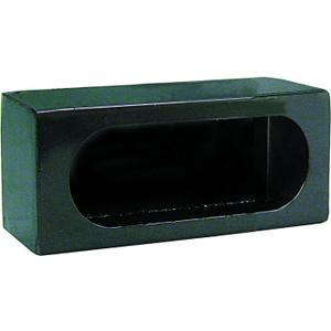 Buyers Products LB383 Single Oval Light Box, Black Powder Coat Steel, Light Box For Snow Plow Lights, Truck Lights & Trailer Lights