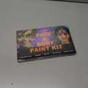 Face Painting Kit for Kids - 18 Vibrant Colors, Stencils & Brushes | Safe, Non-Toxic & Washable for Kids & Adults | Perfect for Halloween, Birthday Parties & Festivals