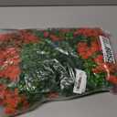 HyeFlora Artificial Fall Flowers Faux Mums for Outdoor Indoor Garden Home Decoration, Faux Flower Daisy with Eucalyptus Leaves Fake Mums Plants Greenery Boxwood Porch Patio, 12 Bundles (Orange)