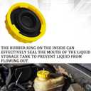 Msyuusr 1PCS Brake Master Cylinder Reservoir Cap, Replacement OEM# 4683656AB, Brake Fluid Cap Replacement, Brake Master Cylinder Reservoir Cap for Jeep Wrangler (Yellow