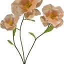 3Pcs Large Giant Artificial Flowers Decoration - Artificial Giant Paper Flowers for Wedding Graduation Bridal Shower Birthday Handcrafted Wall Backdrop Party Supplies (Light Orange)