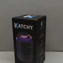 Katchy Indoor Insect Trap - Catcher & Killer for Mosquitos, Gnats, Moths, Fruit Flies - Non-Zapper Traps for Inside Your Home - Catch Insects Indoors with Suction, Bug Light & Sticky Glue (Black)