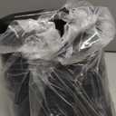 6 Pack Black Storage Bins with Lids Stackable Storage Container for Organizing, Black Storage Boxes with Handle for Shelves, Cute Organizer Bins for Craft, Snacks, 9.85x6.9x5.7 inch