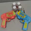 EagleStone Bubble Gun Toys for 3+ Year Old Kids Boys Girls, 2 Pack Automatic Bubble Machine with Bubble Solution, Summer Outdoor Kids Toys for Ages 3-4, 4-6, 5-7, Birthday Gifts for 3 4 5 6 7 8 Year Old