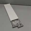 2 Pack Adjustable Towel Bar, HOMOTEK Economic Bathroom Towel Holder Rod from 12 Inch to 22 Inch Single Towel Racks, Wall Mount Towel Rail, Towel Hanger Hook for Kitchen(Brushed Stainless Steel)