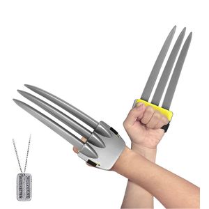 DMAR Wolf Claws for Kids Plastic Costume Claws Real Wolf's Claws, 2 Pcs