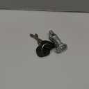 Ignition Switch Lock Cylinder with Pair Front Door Lock Cylinder Compatible with 2003-2006 Chevy Silverado Suburban GMC Sierra Yukon Cadillac Escalade Replace OE# 707835 + 706592 X2 + 598007 X2