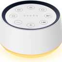 Brown Noise Sound Machine with 30 Soothing Sounds 12 Colors Night Light White Noise Machine for Adults Baby Kids Sleep Machines Memory Function 36 Volume Levels 5 Timers for Home Office Travel