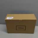 Warm Brown Ribbed Flameless Pillar Candles with Remote, Real Wax Flickering Battery LED Candles Christmas Decor Gift Set of 2