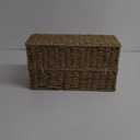 StorageWorks Toilet Tank Basket for Bathroom, Seagrass Storage Baskets for Toilet Tank Top, 2-Pack (15 "L x 6 "W x 4 "H)