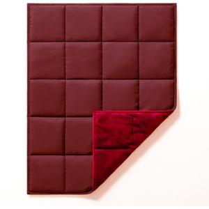 L'AGRATY Weighted Lap Pad - 5lb Cooling Blanket for Adults - Portable, Washable All-Season (29" x 24") (Burgundy)