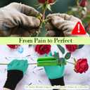 Rose Thorn Removal Kit:Rose Thorn Stripper Tool & Shears Scissor & Gardening Gloves,Flower Arrengement, Florist Supplies,Tape Craft Decoration Pins Set for Wedding Bouquets Making