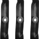 M143504 330-500 Mower Standard Blades Set for John Deere 62 inch Deck 2025R 2027R 2032R 2210 2305 2320 2520 3 Pack