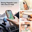 2 x for iPhone 15 Pro Case with MagSafe, Upgraded [Full Camera Protection] [Fit for MagSafe] [Mil-Grade Drop] Cute Wave Translucent Non-Slip Phone Case for iPhone 15 Pro 6.1",Desert Brown