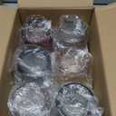 Mfacoy Colored Hobnail Drinking Glasses Set of 6, 12oz Vintage Kitchen Glassware, Embossed Beaded Glass Cups, Water Glasses, Beaded Colorful Water Tumbler for Cocktail, Juice and Various Mixed Drinks