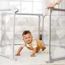 Skip Hop Expandable Baby Gate, Playview Enclosure, Silver Lining Cloud