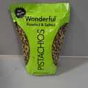 Wonderful Pistachios No Shells, Roasted & Salted Nuts, 24 Ounce Resealable Bag, Protein Snacks, Gluten Free, Healthy Snack (EXP 10/16/26)