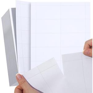 1000 Piece Blank Printable Business Cards 3.5 x 2, Perforated Card Stock Paper for Inkjet and Laser Printers, 10 Cards Per Sheet - (White)